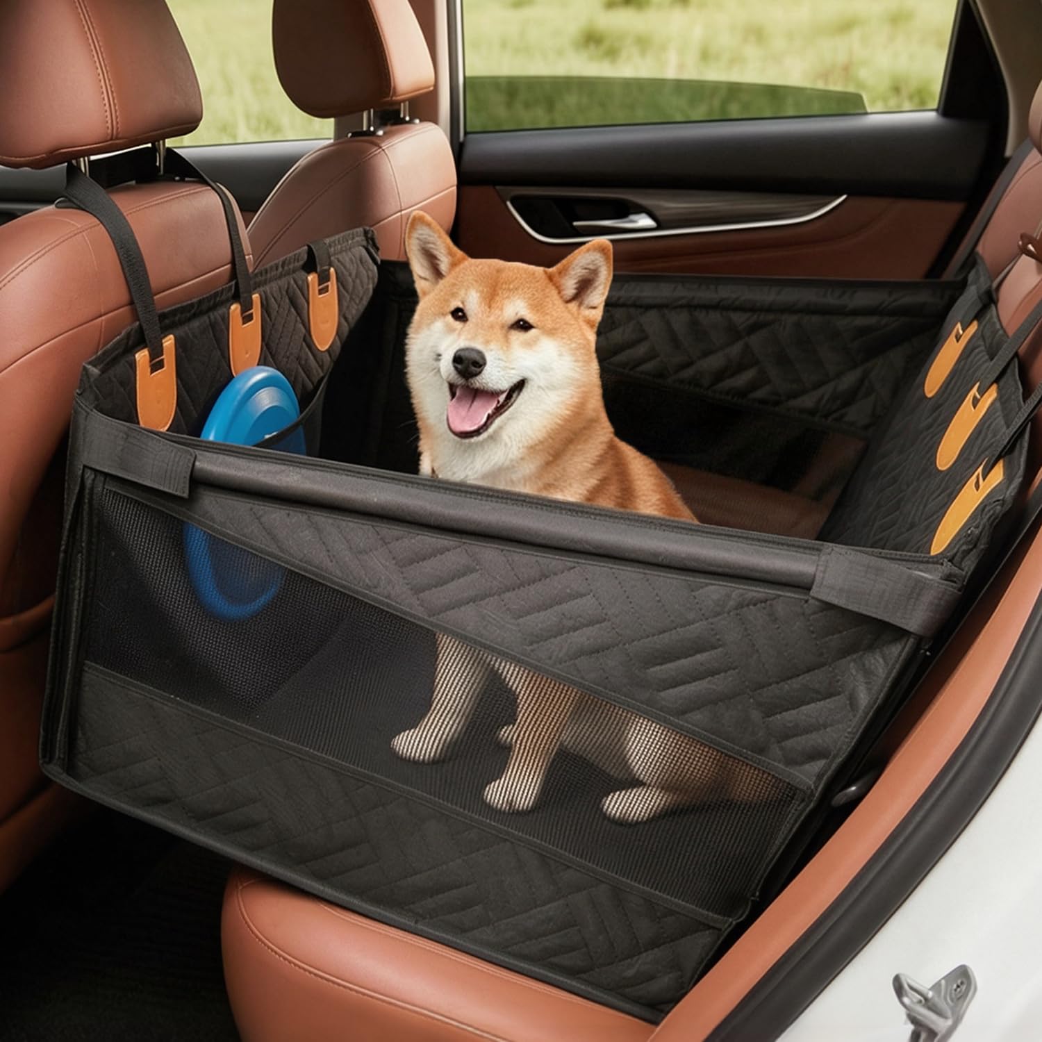 Amazon.co.jp: PETTENA 犬 ペットドライブボックス 大型犬 中型犬 後部